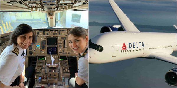 Inspiring photo of a female pilot and daughter who is her co-pilot lailasnews 2