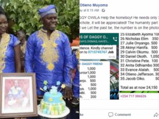 Kenyan man who spent N1.7M on son’s birthday begs for assistance