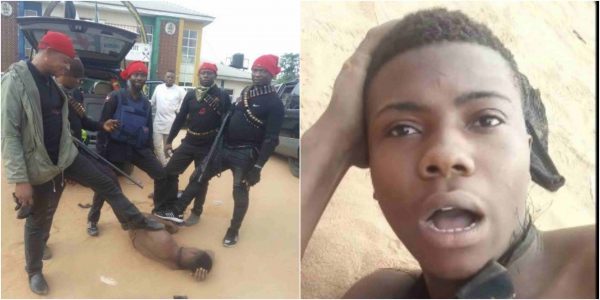 Security operatives assault young kidnapper whose charm failed him lailasnews 4