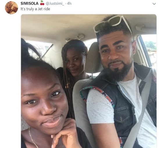 Lady Surprised To See BBNaija's Thintalltony As The Driver Of The Taxi She Ordered