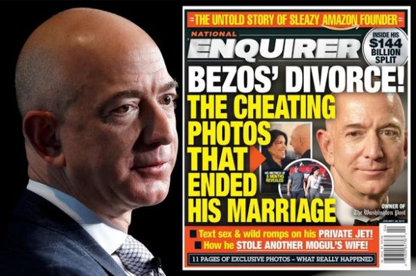 National Enquirer reportedly paid $200,000 for Jeff Bezos nude and texts lailasnews 2