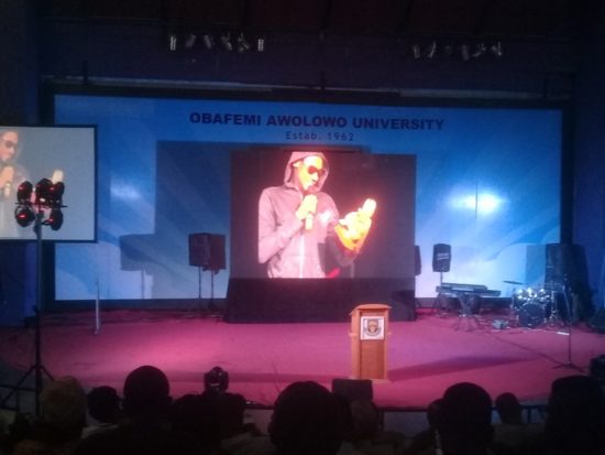 As Blackface Beefs, 2Baba Is Being Honoured In OAU (Photos)