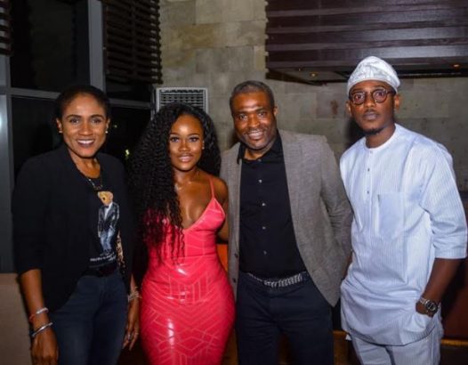 #DoubleWahalaReloaded Tobi and Cee-C spotted at a dinner party lailasnews 1