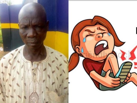 65yr old man arrested for raping a 10yr old girl