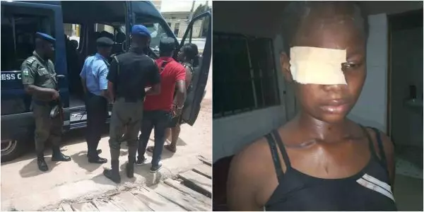 Moment SARS operative was arrested for allegedly raping teenager lailasnews 4