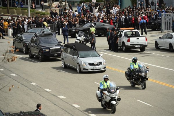 nipsey funeral procession lailasnews