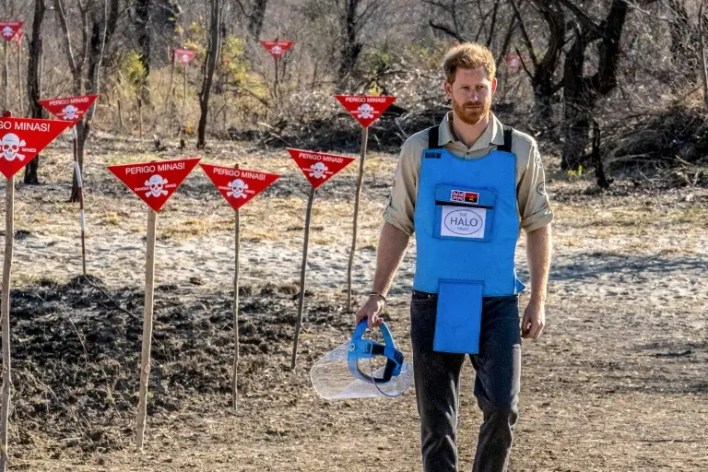 Prince Harry in Angola