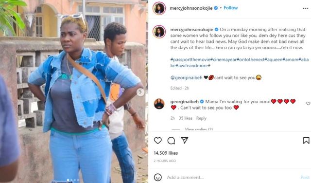 Mercy Johnson reveals