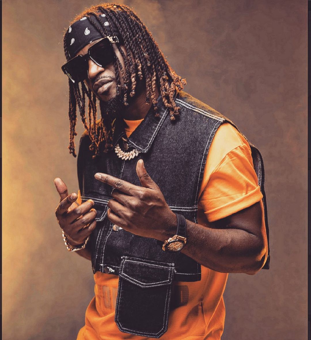 Paul Okoye poses 