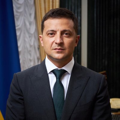 Ukrainian President, Volodymyr Zelensky