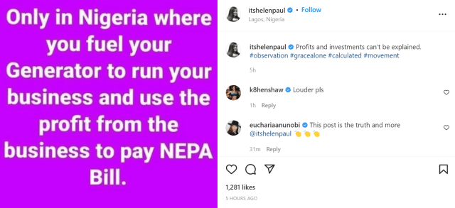 Helen Paul laments