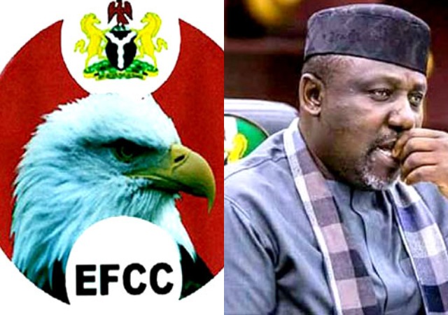 EFCC Operatives Storm Okorocha’s House [Photos/ Video]