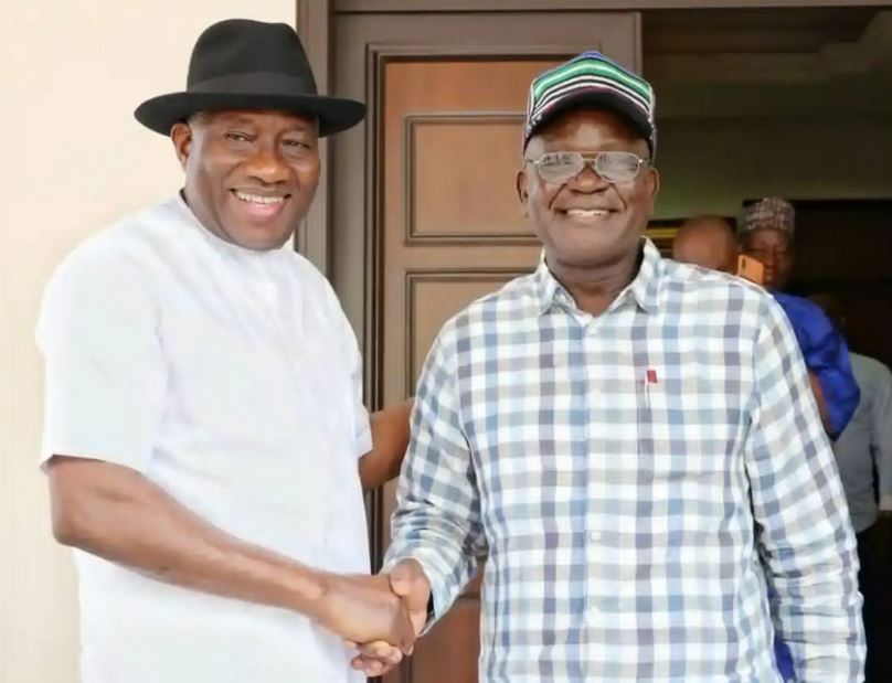 Ortom and Jonathan