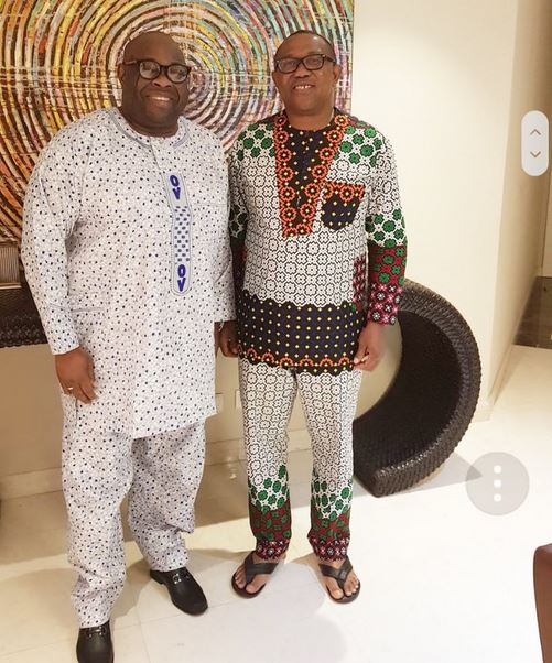 Dele Momodu and Peter Obi