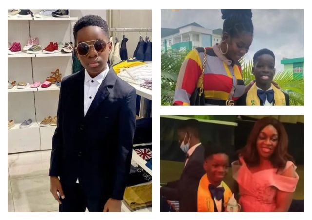 Wizkid Missing As Eldest Son, Boluwatife Graduates From Primary School [Photos/Video]