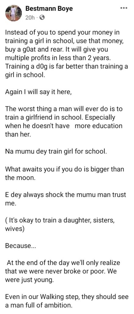 Nigerian man tells