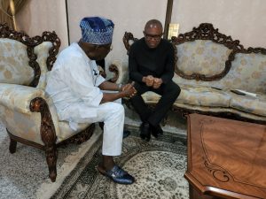 Peter Obi with former President Olusegun Obasanjo