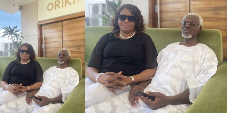 “This is further proof that our parents can find love in their old age” — Nigerian Lady celebrates her mom and her step-father on their 2nd wedding anniversary