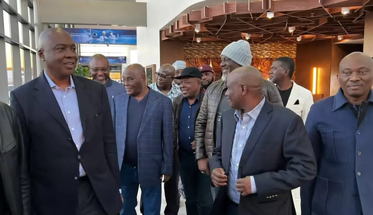 Atiku arrives in US4