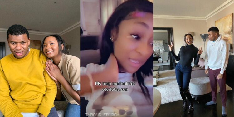 “Call Femi on the phone, I am ready to marry his son” -Young Nigerian Lady declares her love for Fewa Otedola.