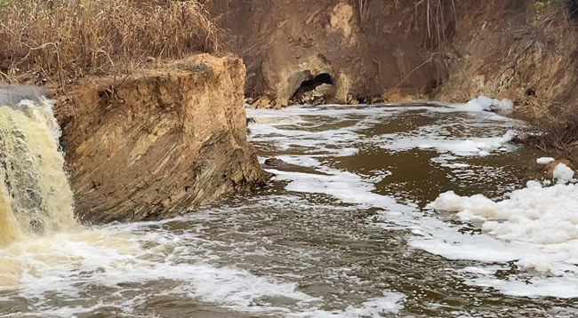 Ajeja dam spillway