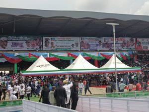 Supporters at APC presidential campaign rally in Bayelsa