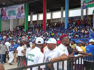 Supporters at APC presidential campaign rally in Bayelsa