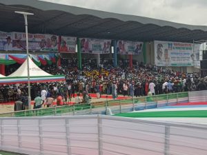 Supporters at APC presidential campaign rally in Bayelsa