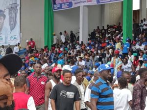 Supporters at APC presidential campaign rally in Bayelsa