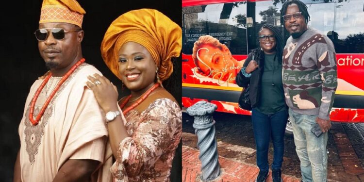 Eedris Abdulkareem celebrates 18 years wedding anniversary with his wife.