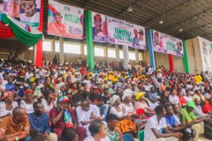 Supporters at APC presidential campaign rally in Bayelsa