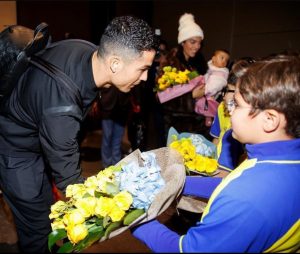 Cristiano welcomed in Saudi Arabia