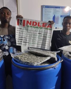 NDLEA arrests drug suspect, intercepts illicit drugs in Lagos, Ondo / PHOTO CREDIT: NDLEA