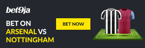 Bet on Arsenal vs Nottm Forest