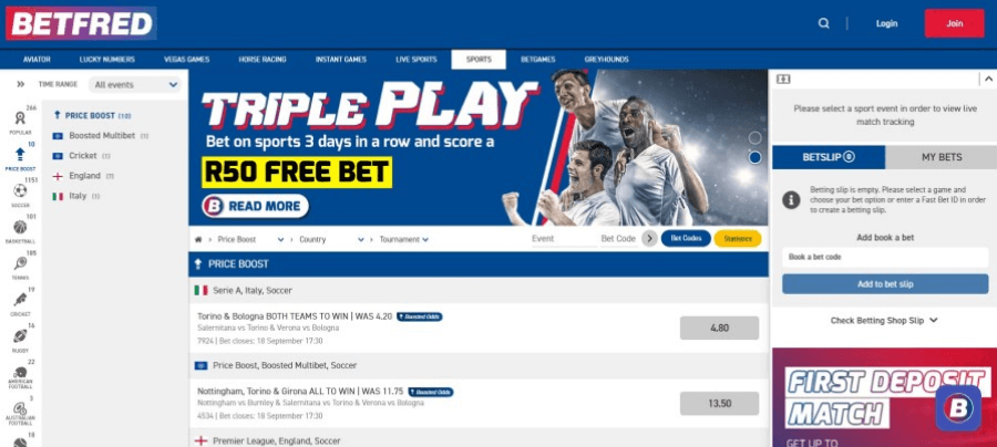 betfred site