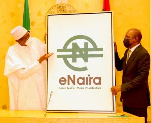 Buhari Emefiele - eNaira launch