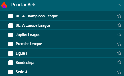 popular bets betbonanza