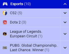 esports games paripesa