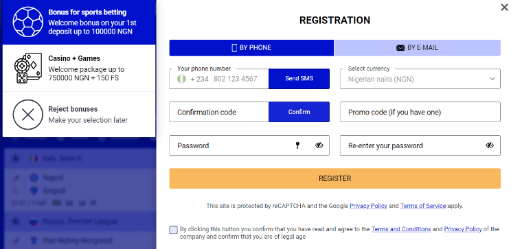 paripesa registration form