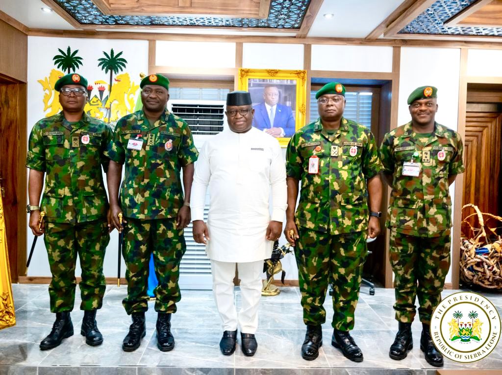 PICTORIAL: ECOWAS, Nigerian delegations pay president Bio of Sierra Leone solidarity visit