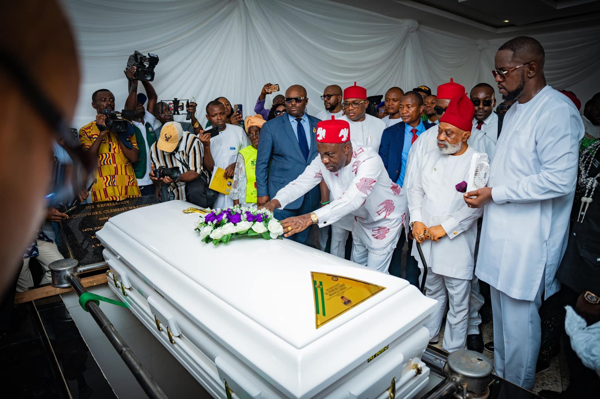 PHOTOS: Former Anambra Gov, Mbadinuju buried