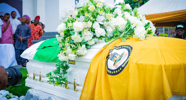 PHOTOS: Former Anambra Gov, Mbadinuju buried