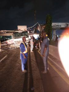 Scene of the accident. Photo Credit: LASTMA