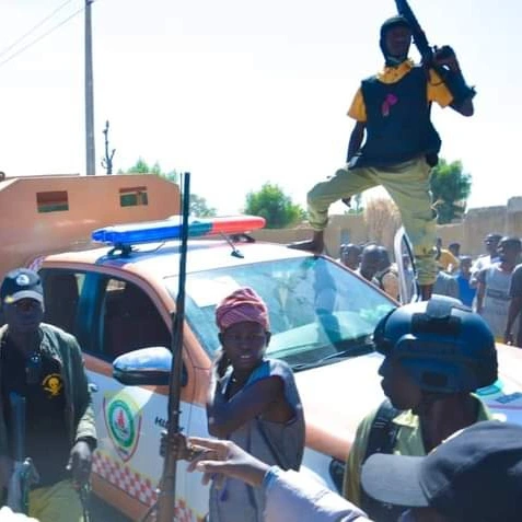 PICTORIAL: Katsina gov joins security forces to foil bandit attack