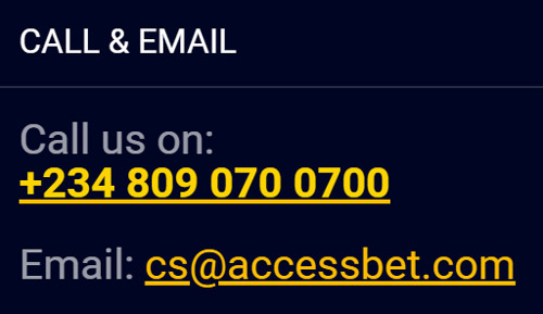 AccessBET Support