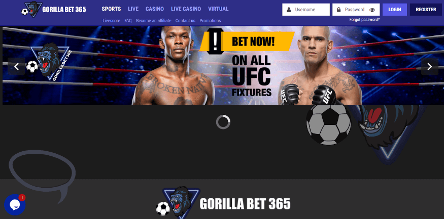 Gorillabet365 Nigeria site