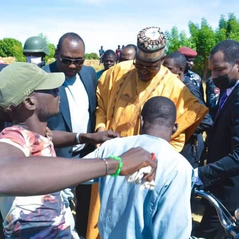 PICTORIAL: Katsina gov joins security forces to foil bandit attack