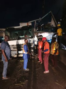 Scene of the accident. Photo Credit: LASTMA