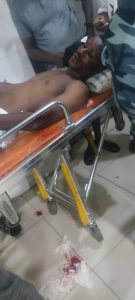 ASP Edet Inyang receiving treatment 