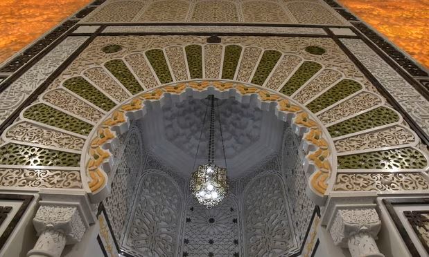 The interior of the Great Mosque of Algiers.